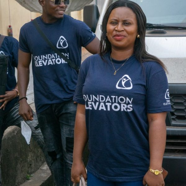 Foundation Elevators Widows in Need distribution at Abiriw, December 2021