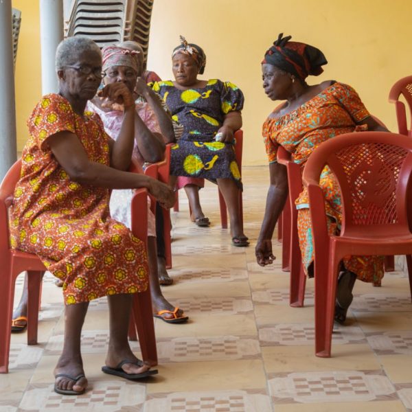 Foundation Elevators Widows in Need distribution at Abiriw, December 2021