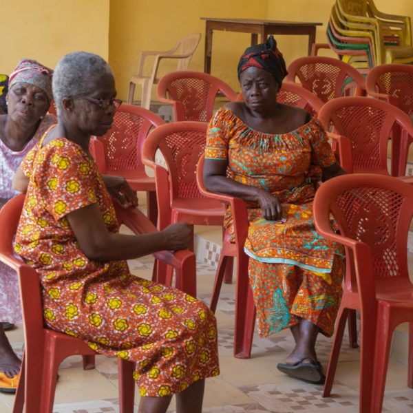 Foundation Elevators Widows in Need distribution at Abiriw, December 2021