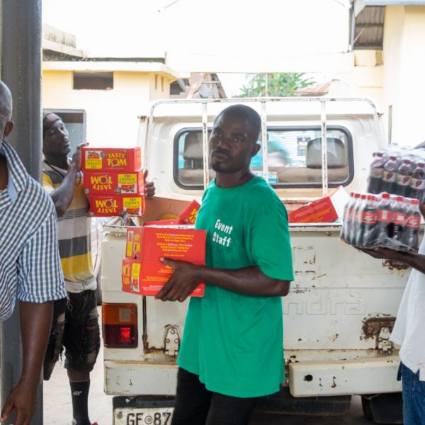 Foundation Elevators Widows in Need distribution at Abiriw, December 2021