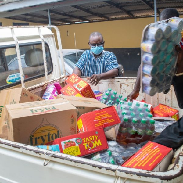 Foundation Elevators Widows in Need distribution at Abiriw, December 2021