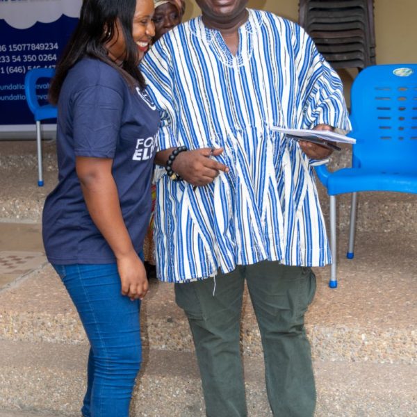 Foundation Elevators Widows in Need distribution at Abiriw, December 2021
