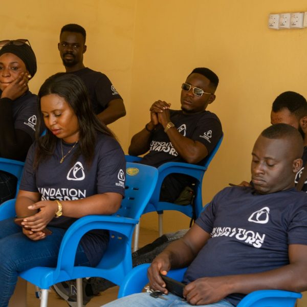 Foundation Elevators volunteers seated during the opening address