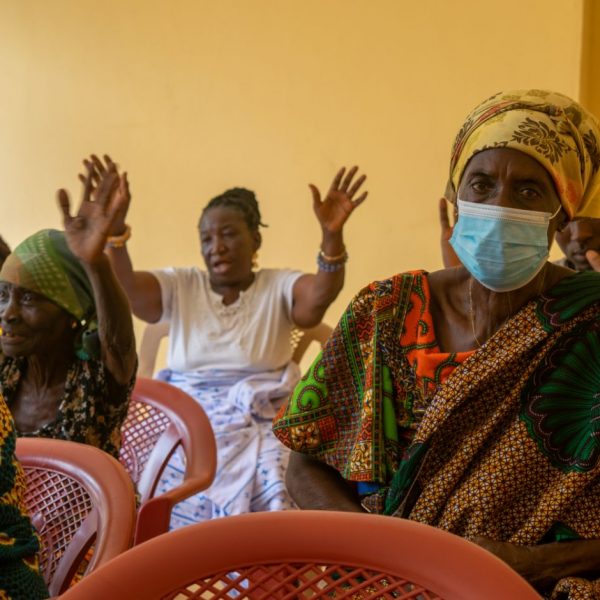 Foundation Elevators Widows in Need distribution at Abiriw, December 2021