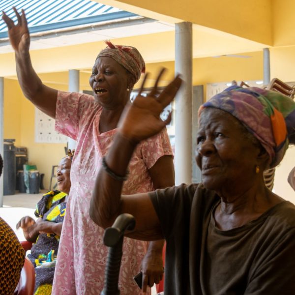 Foundation Elevators Widows in Need distribution at Abiriw, December 2021