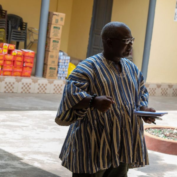 Foundation Elevators Widows in Need distribution at Abiriw, December 2021
